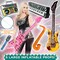 70 Pc Large Premium Photo Booth Props Set for All Occasions - Wedding Props, Birthday Props, Graduation Props, Inflatables, Large Glasses, Multi-Colored Wig, Hawaiian Lei, Hand Pump